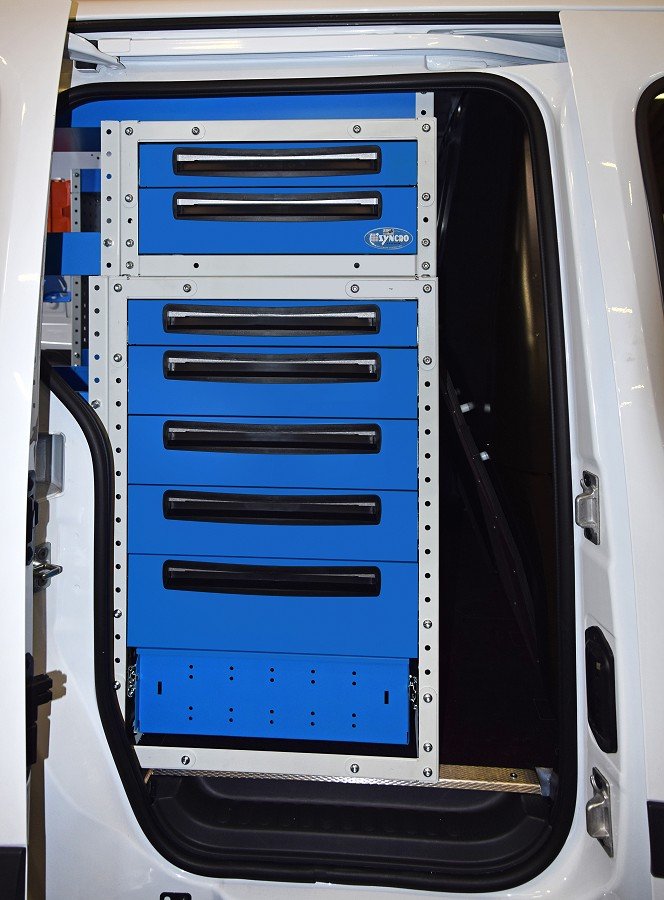 Cassetti raggiungibili dall'esterno su NV250 sistema Syncro Ultra Brescia